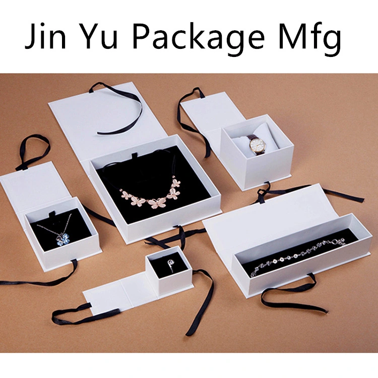 High Quality Paper Jewelry Gift Packaging Boxes Wholesale with Custom Logo Printing