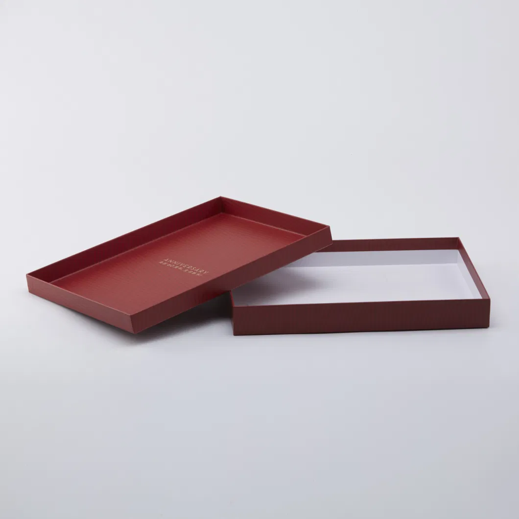 Art Paper &amp; Grey Cardboard Lid &amp; Base Hot Stamping Gift Box