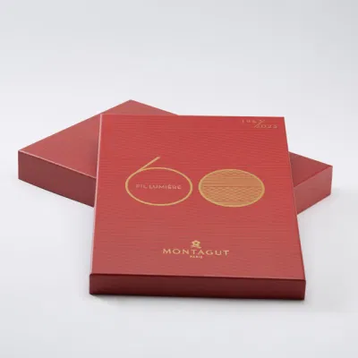 Art Paper & Grey Cardboard Lid & Base Hot Stamping Gift Box